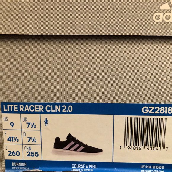 Brand New Adidas LITE RACER CLN 2.0 SHOES - Picture 3 of 10